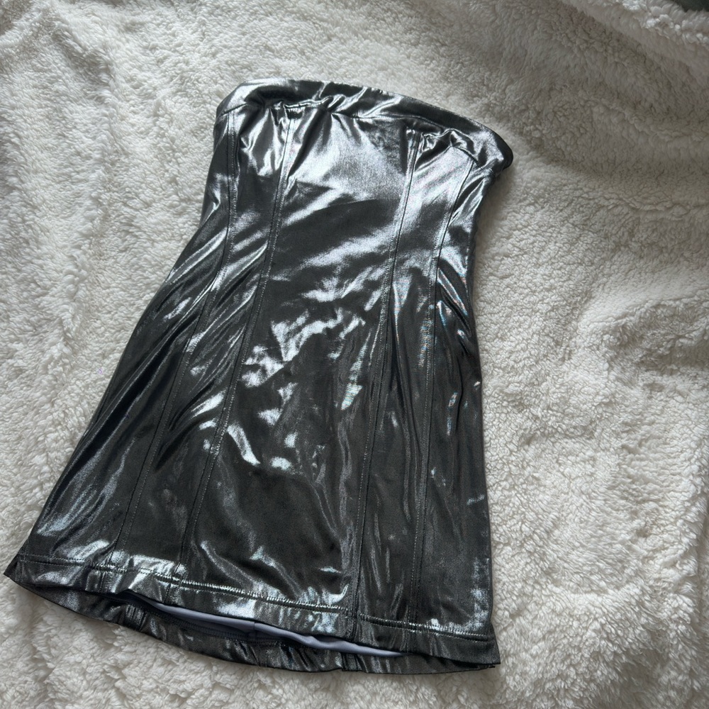 Silver urban dress